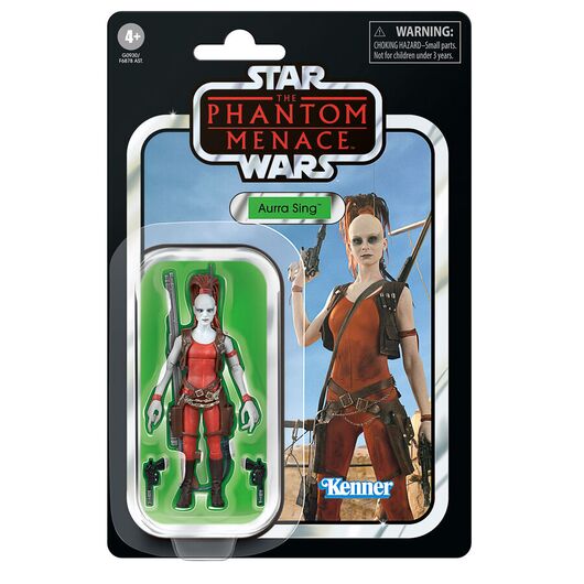 HASBRO Star Wars The Phantom Menace Aurra Sing figure 9,5cm