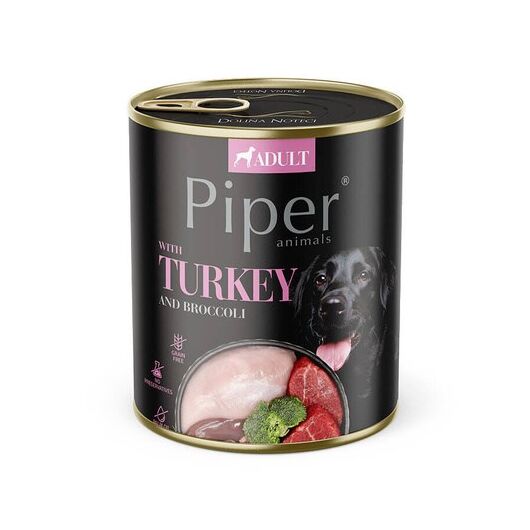 DOLINA NOTECI Piper z indykiem i brokułem dla psa 800g