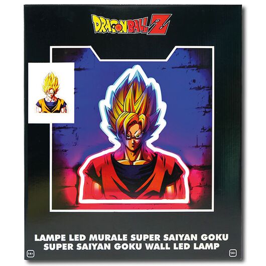 Lampada da Muro Dragon Ball Z Goku Neon