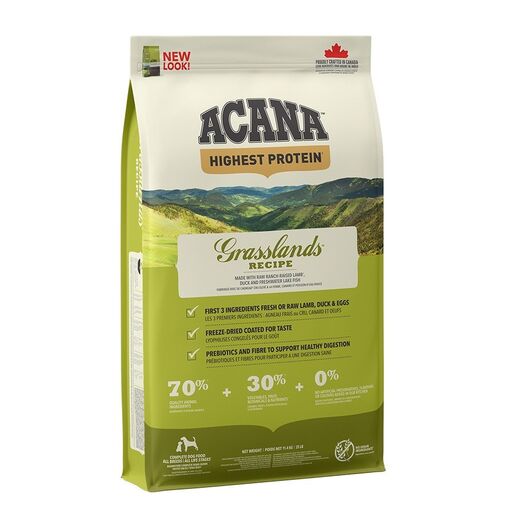 ACANA Highest protein Grasslands Dog - dry dog food - 11,4kg
