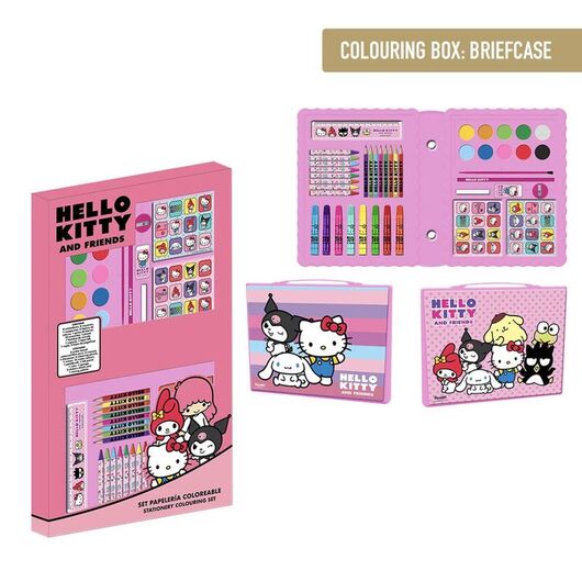 CERDÁ Hello Kitty colouring stationery set