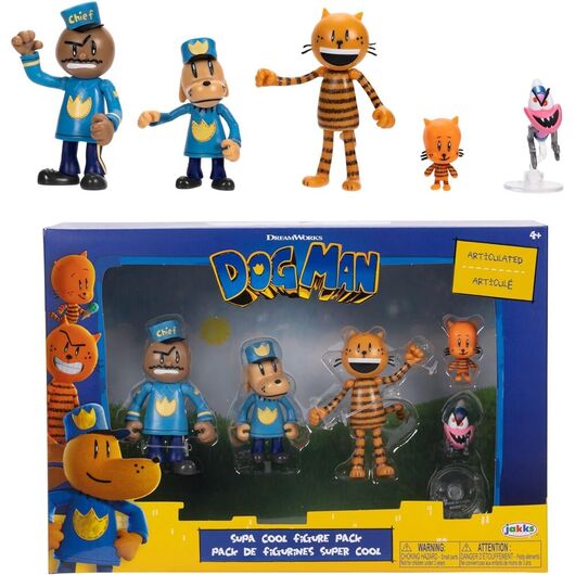 JAKKS PACIFIC Dogman pack 5 figures 6cm