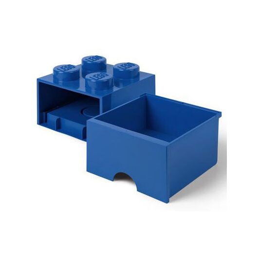 Contenitore LEGO Brick 4 Cassetto Blu