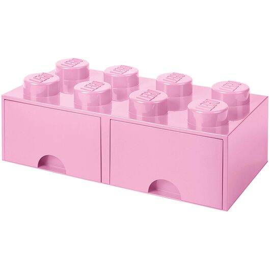 Contenitore LEGO Brick 8 Cassetto Rosa
