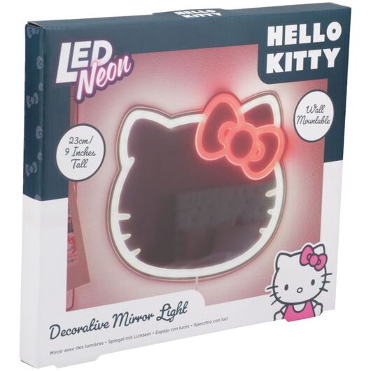 Paladone Lampada Neon da Muro Specchio Hello Kitty