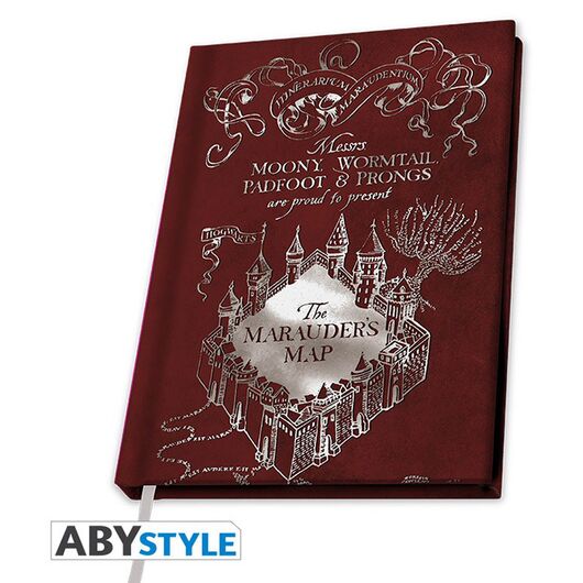 Agenda A5 Harry Potter The Marauder's Map