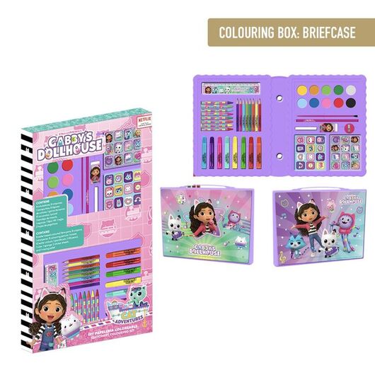 CERDÁ Gabbys Doll House colouring stationery set
