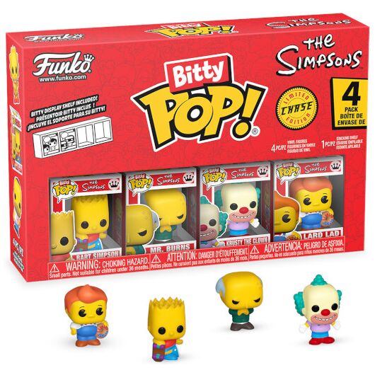FUNKO BITTY POP 4 Pack The Simpsons Bart