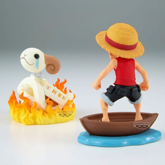 BANPRESTO One Piece Luffy & Going Merry Log Stories figure 8cm
