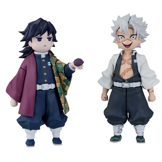 BANPRESTO Demon Slayer Kimetsu no Yaiba Giyu Tomioka & Sanemi Shinazugawa Ichibansho figures 7cm