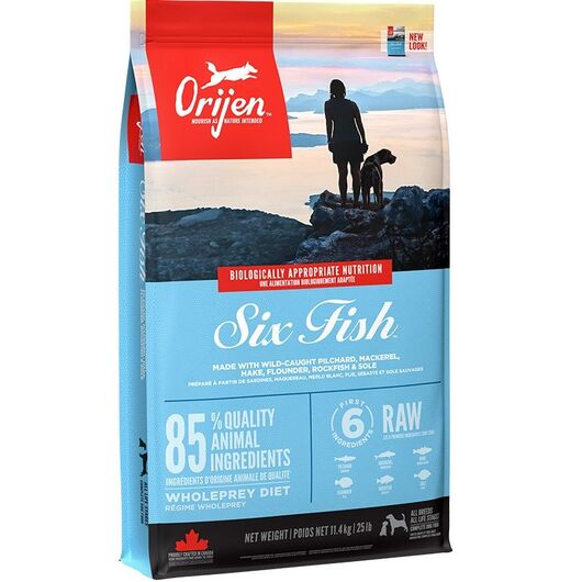 ORIJEN Six Fish - dry dog food - 11,4kg