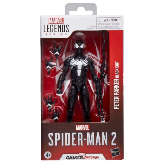 HASBRO Marvel Legends Spider-Man 2 Peter Parker Black Suit figure 15cm