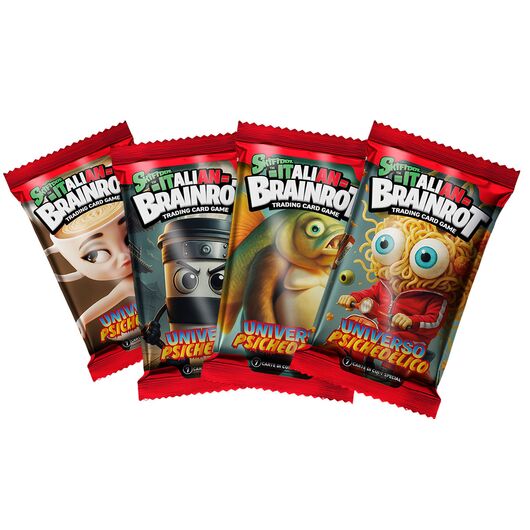 Skifidol BRAINROT Universo Psiche. 1 Busta (7 Carte)