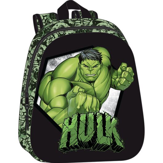 SAFTA Marvel Hulk 3D backpack 33cm