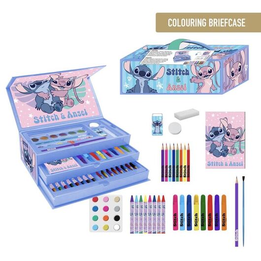 CERDÁ Disney Stitch colouring stationery case