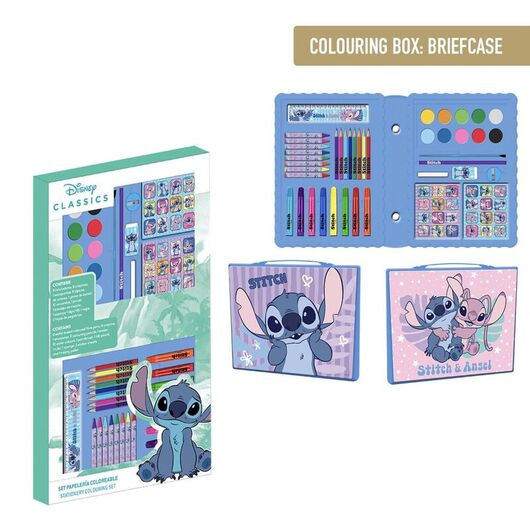 CERDÁ Disney Stitch colouring stationery set