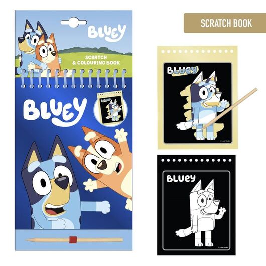 CERDÁ Bluey scratch stationery set