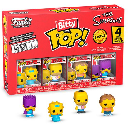 FUNKO Blister 4 figures Bitty POP The Simpsons Maggie