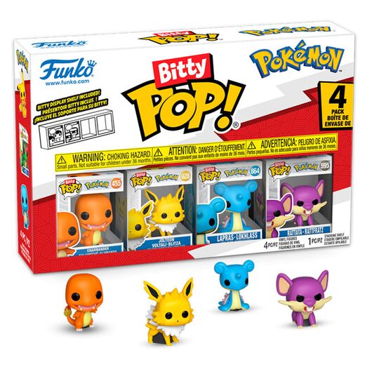 FUNKO Blister 4 figures Bitty POP Pokemon Charmander