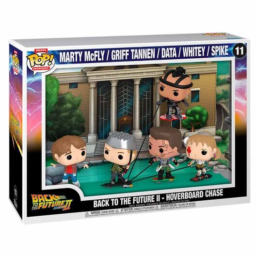 FUNKO POP figure Moments Deluxe Regreso al Futuro Back To The Future Hoverboard Chase