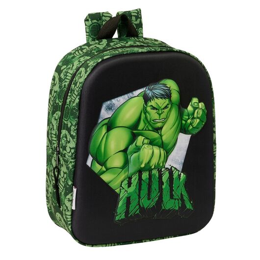 SAFTA Marvel Hulk 3D backpack 27cm
