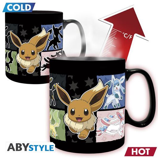 Tazza Cambia Colore Pokemon Eevee Evolutions