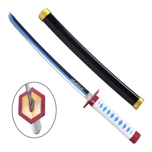 Katana Mini Bamboo Non Affilata Demon Slayer Giyu Tomioka