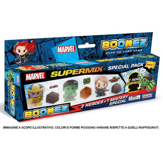 Marvel Boomez Wave 2 Blister 3 Heroes+1 Mystery Super Mix