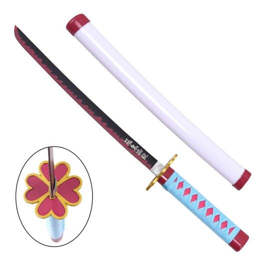 Katana Mini Bamboo Non Affilata Demon Slayer Mitsuri Kanroji