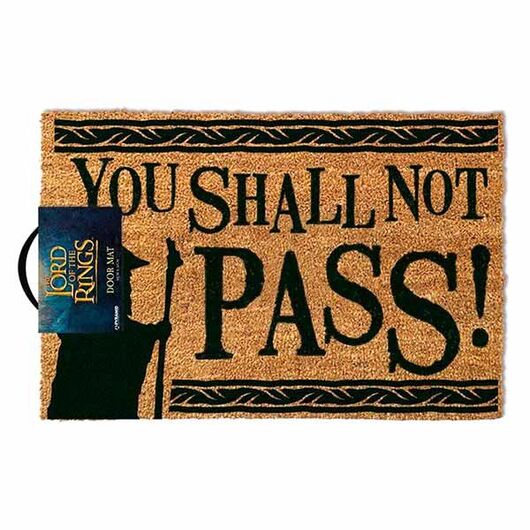 PYRAMID The Lord of the Rings You Shall Not Pass Doormats