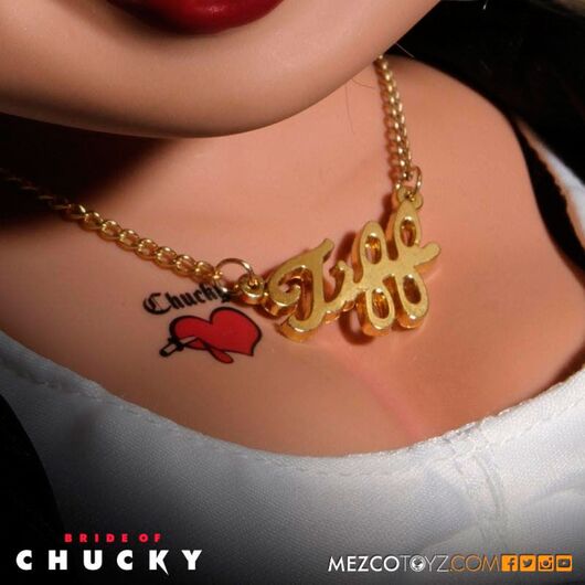 MEZCO TOYZ Bride of Chucky Tiffany talking figure 38cm