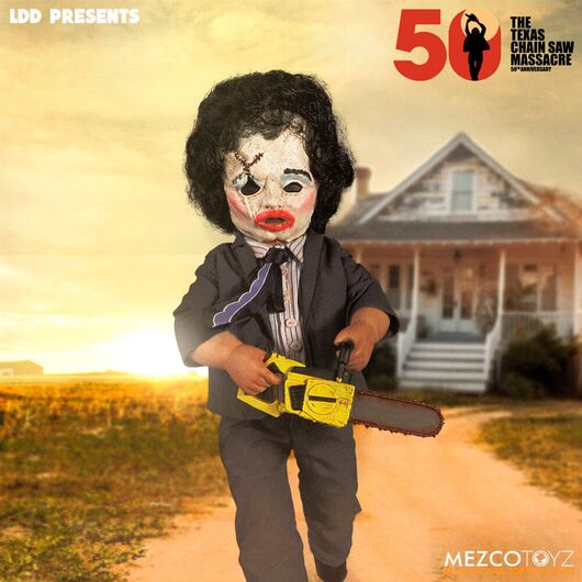 MEZCO TOYZ The Texas Chainsaw Massacre Leatherface Deluxe Edition 1974 doll 26cm