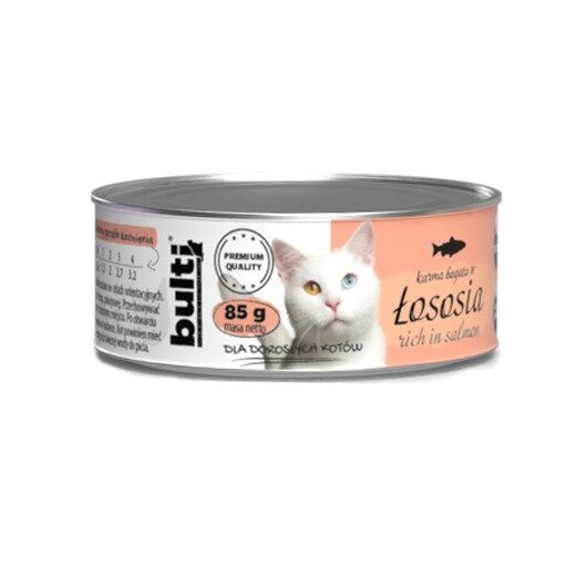 BULTI mielonka bogata w łososia dla kota 85g