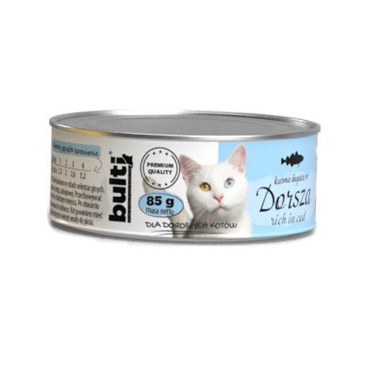 BULTI mielonka bogata w dorsza dla kota 85g