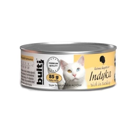 BULTI mielonka bogata w indyka dla kota 85g