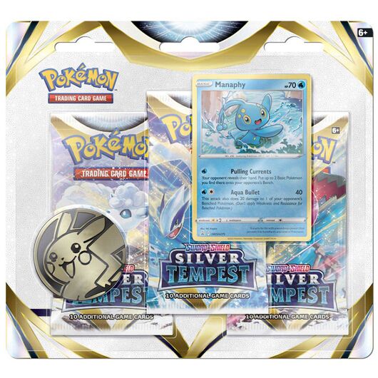 Pokemon ENG Tempesta Argentata 3 Bustine + 1 Card