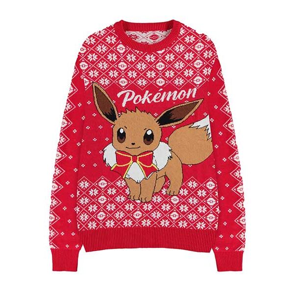 Maglione Natale Pokemon Eevee Red L KW528133POK-L